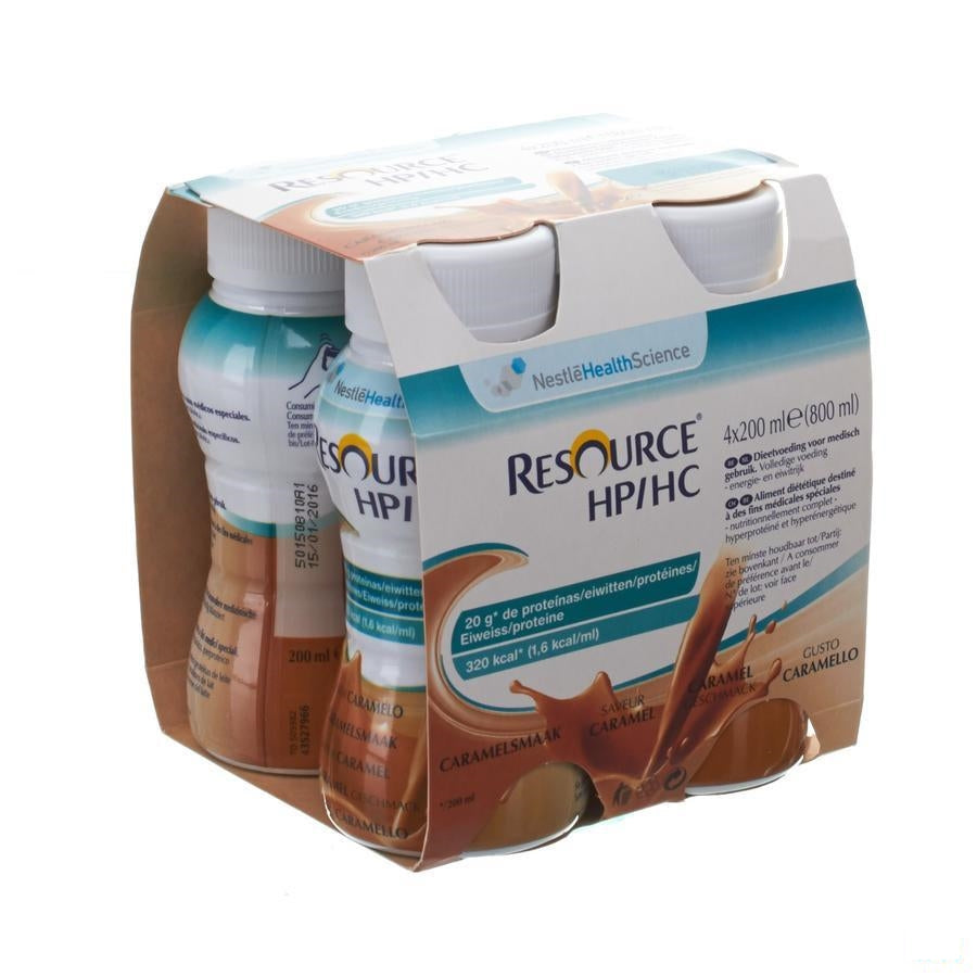 Resource Hp Hc Caramel Fles 4x200ml