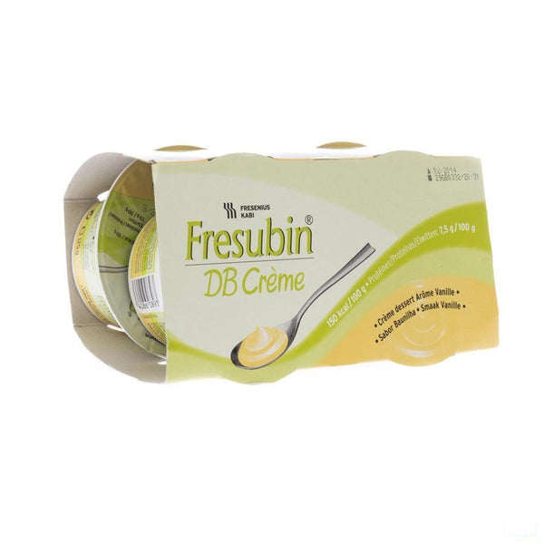 Fresubin Db Creme Vanille Pot 4x125g - Fresenius Kabi - InstaCosmetic