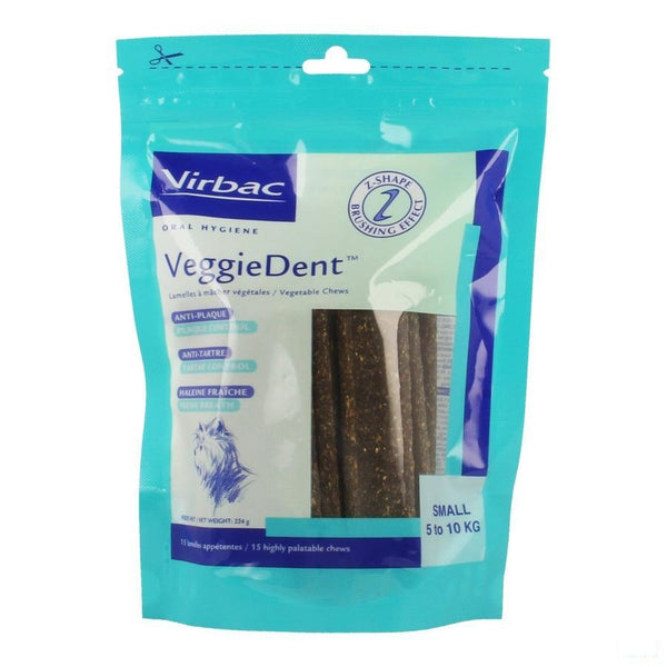 Veggiedent Hond <30kg Kauwreep 15 - Virbac - InstaCosmetic
