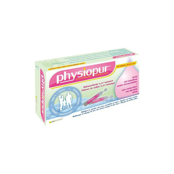 Physiopur Fysiologisch Serum Bb-kind-volw 40 Dosis - Aca Pharma - InstaCosmetic