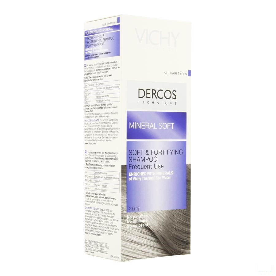 Vichy Dercos Shampoo Mineral Doux 200ml
