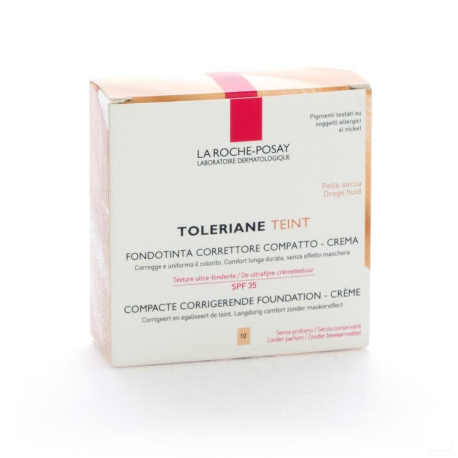 La Roche-Posay - Toleriane Teint Compacte Crème Kleur 10 9,5gr