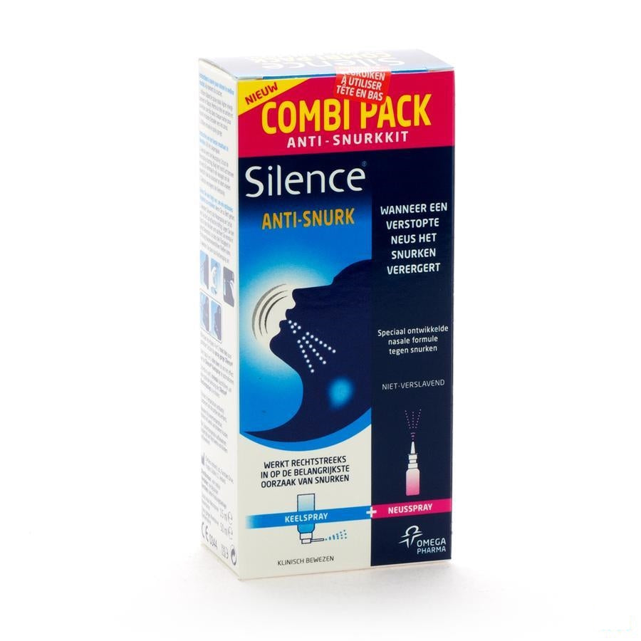 Silence Anti Snoring Kit Nieuwe Formule 15+50ml Verv.2452688
