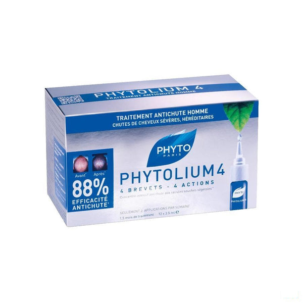 Phytolium 4 Haaruitval Amp 12x3,5ml - Phyto - InstaCosmetic
