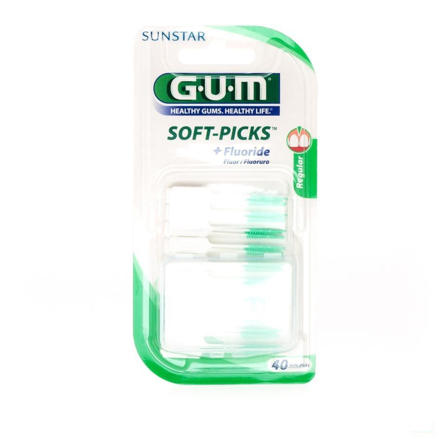 Gum Soft Picks Plast-ctc Fluor 40 634