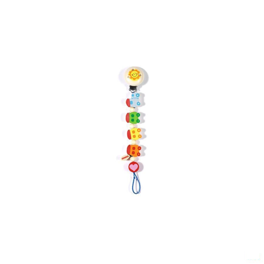 Heimess Fopspeenketting Hout Trein H5013