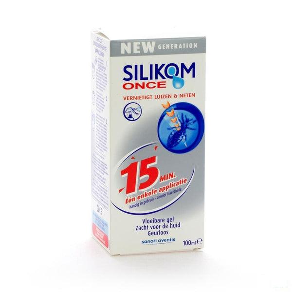 Silikom Once Spray Gel A/luizen 100ml - Sanofi - InstaCosmetic