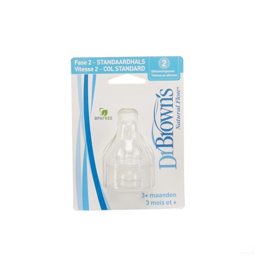 Dr Brown Speen 2lftd Vr Zuigfles Glas 2 Escos