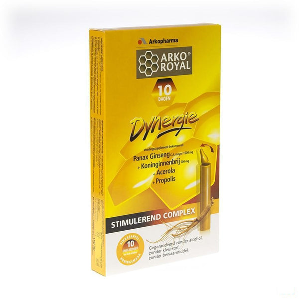 Arkoroyal Dynergie Unicadoses 10 - Arkopharma - InstaCosmetic