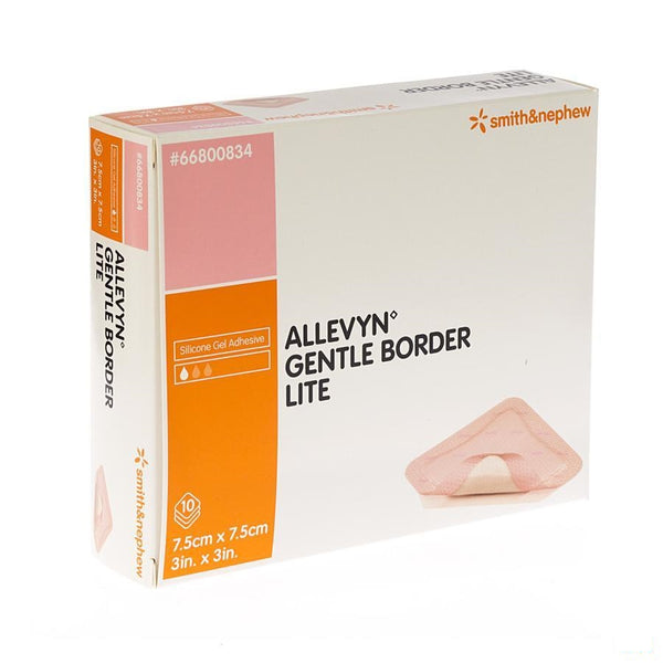 Allevyn Gentle Border Lite 7,5x 7,5cm 10 66800834 - Smith & Nephew - InstaCosmetic