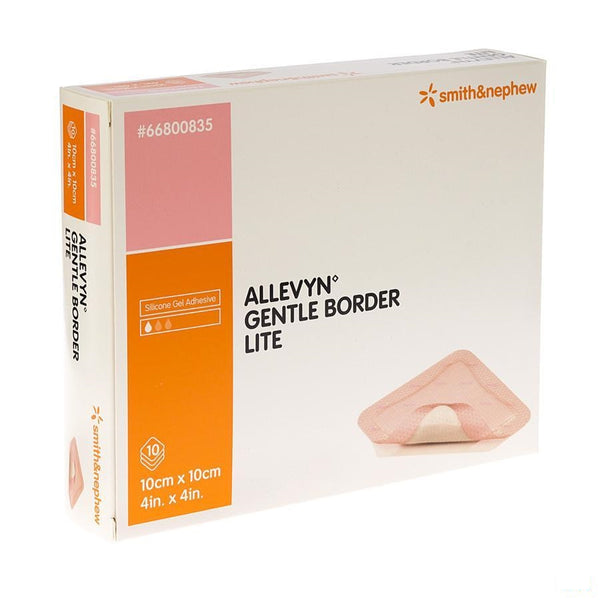 Allevyn Gentle Border Lite 10,0x10,0cm 10 66800835 - Smith & Nephew - InstaCosmetic