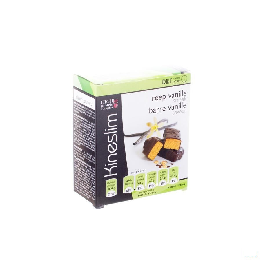 Kineslim Reep Vanille 4x36g