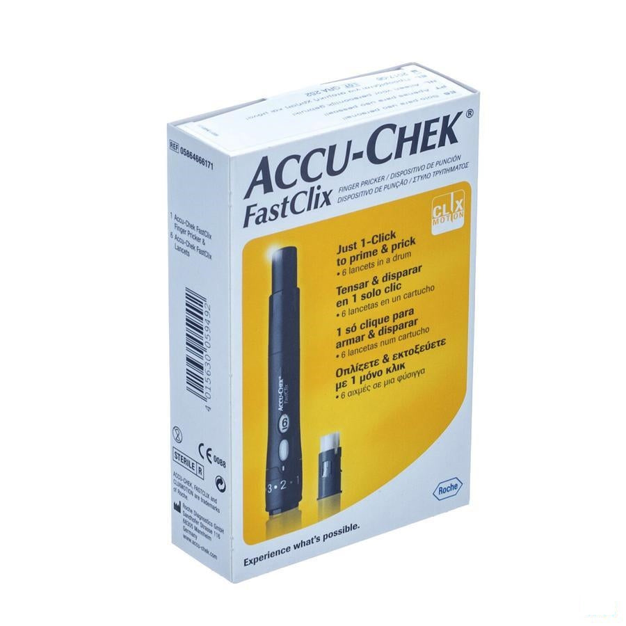 Accu Chek Fastclix (prikker+lancet 1x6)05864666171