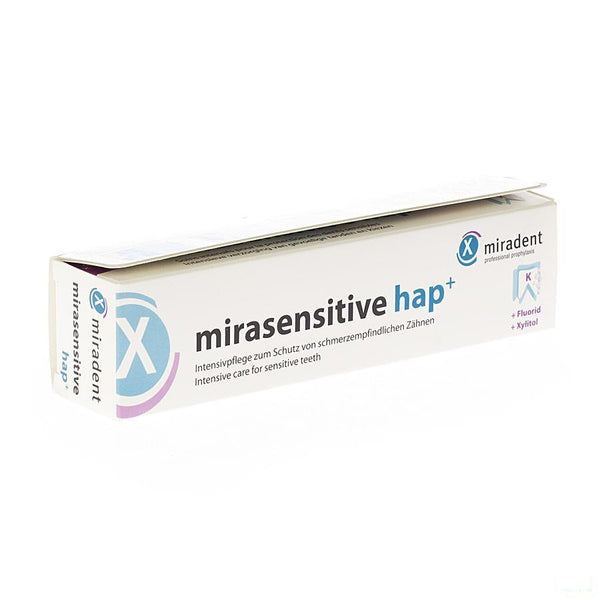 Miradent Mirasensitive Hap+ Tandpasta 50ml - Eureka Pharma - InstaCosmetic
