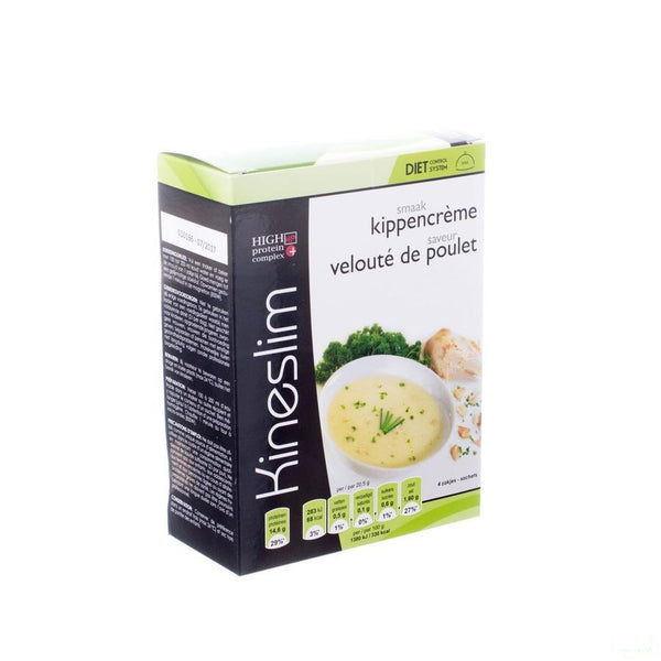 Kineslim Kippencremesoep Pdr Zakje 4 - Omega Pharma - InstaCosmetic