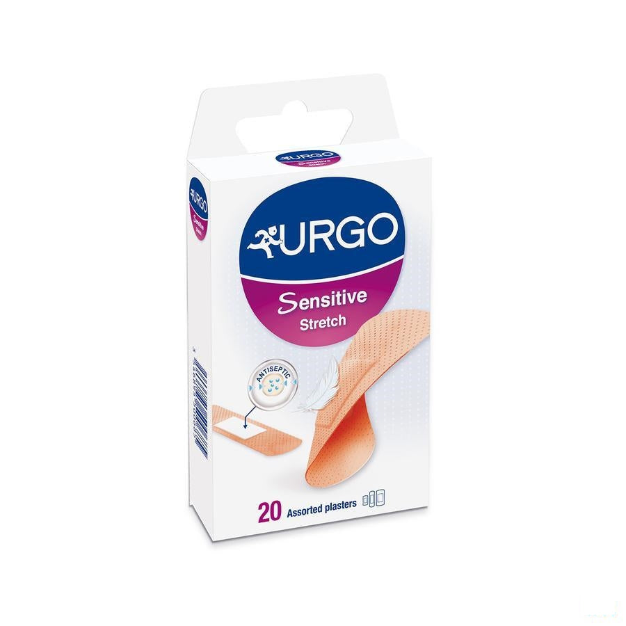 Urgo Sensitive Pleister Stretch 20x72mm+20x40mm 20