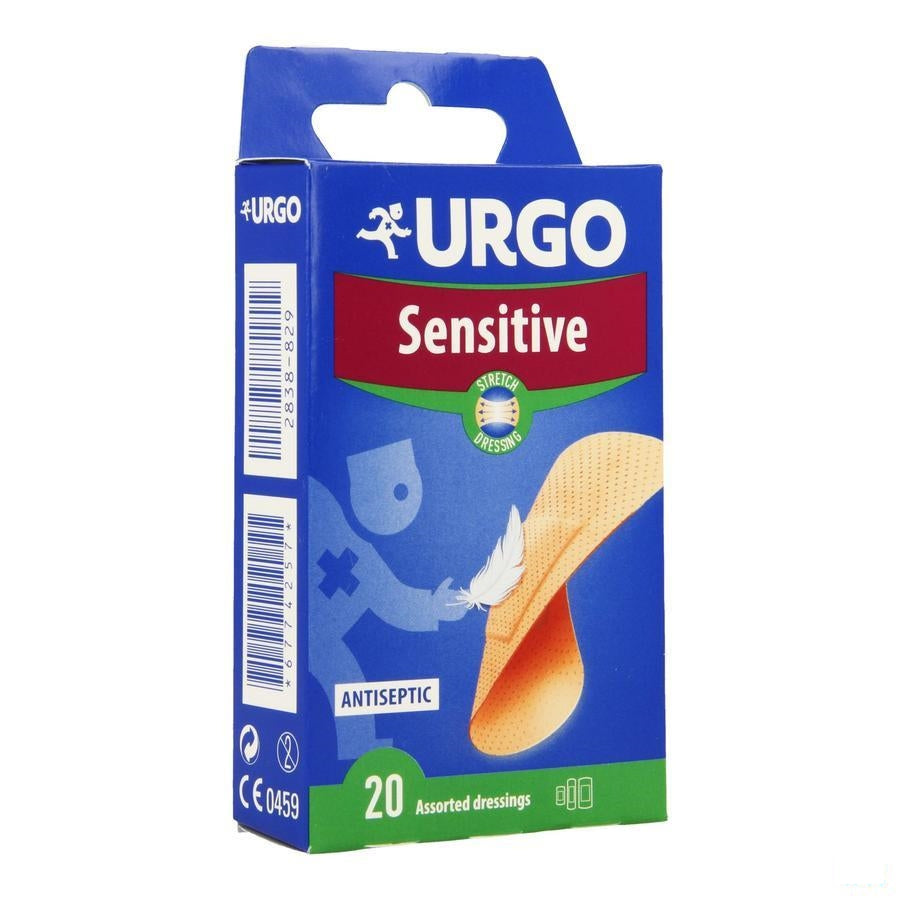 Urgo Sensitive Pleister Stretch 20x72mm+20x40mm 20