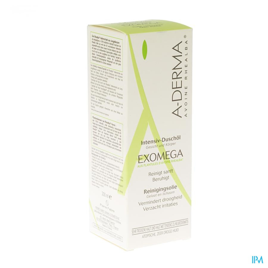 Aderma Exomega Reinigingsoie 200ml