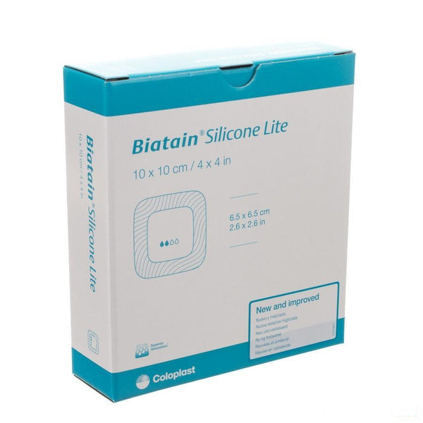 Biatain Siliconen Lite Schuimverb 10,0x10,0cm 10 - Coloplast Belgium - InstaCosmetic
