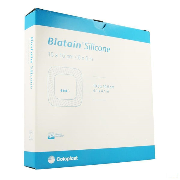 Biatain Siliconen Schuimverb 15,0x15,0cm 5 3437 - Coloplast Belgium - InstaCosmetic
