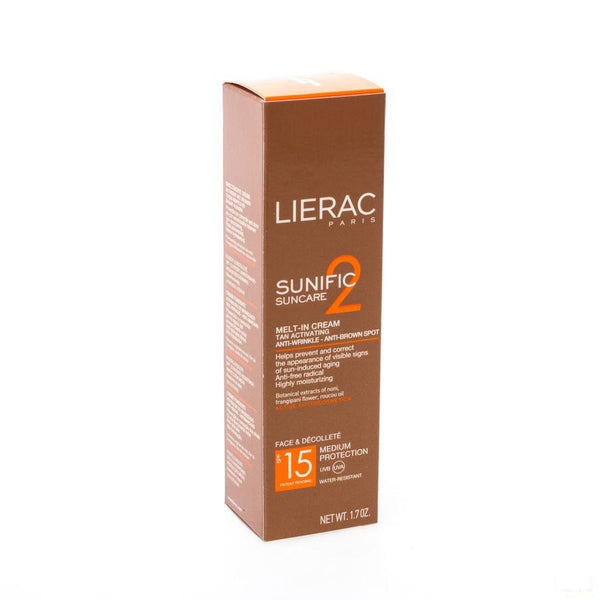 Lierac Sunific 2 Ip15 Creme Gelaat 50 Ml - Lierac - InstaCosmetic