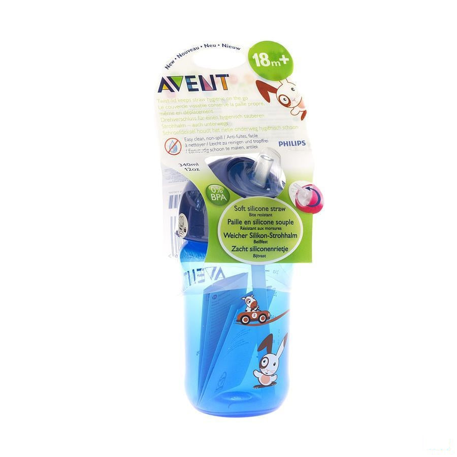 Avent Beker Met Rietje Sport 340ml