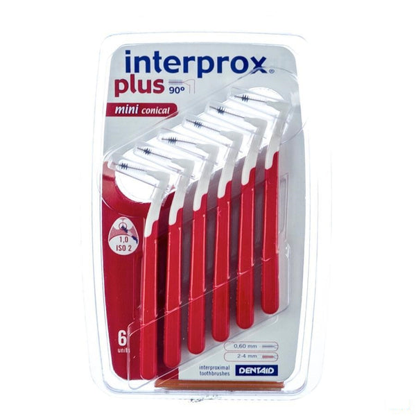 Interprox Plus Mini Conisch Interdentaal 6 1360 - Dentaid - InstaCosmetic