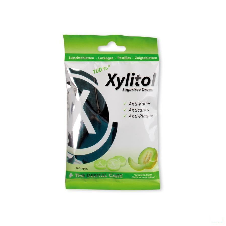 Miradent Xylitol Drops Meloen Zuigpast. 26