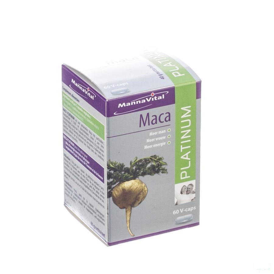Mannavital Maca Platinum V-caps 60