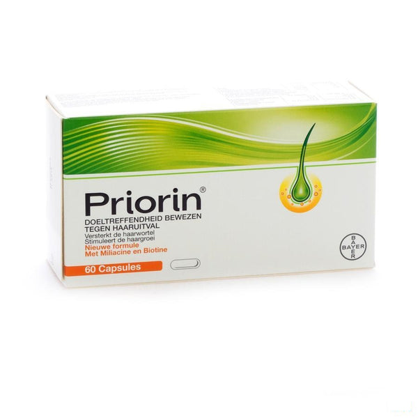Priorin Nieuwe Formule Capsules 1x 60 - Bayer - InstaCosmetic