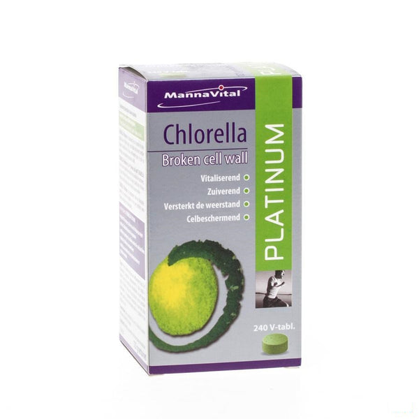 Mannavital Chlorella Platinum V-tabl 240 - Fytofarma - InstaCosmetic