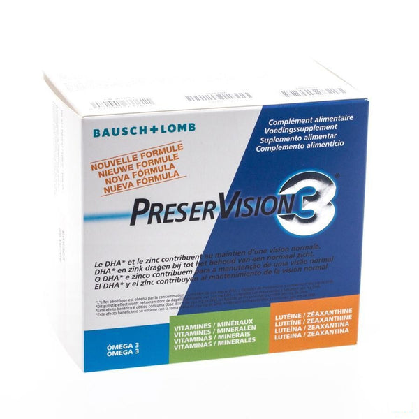 Preservision 3 Capsules 180 - Bausch & Lomb - InstaCosmetic