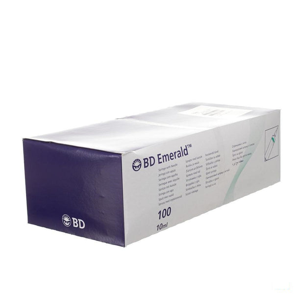 Bd Emerald Spuit 10ml + Naald 21g 1 1/2 100 307737 - Bd - InstaCosmetic