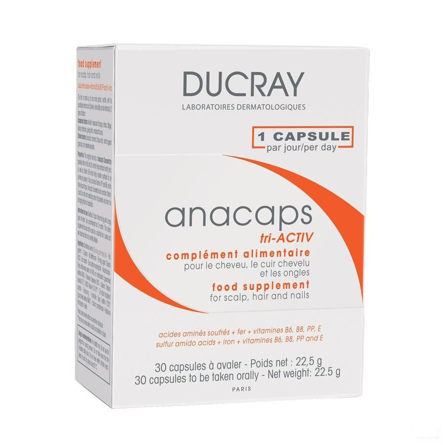 Ducray Anacaps Tri-activ Capsules 1x30