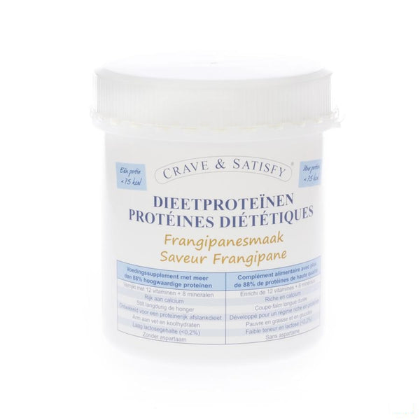 Crave & Satisfy Dieetproteinen Frangipan Pot 200g - Cytus - InstaCosmetic