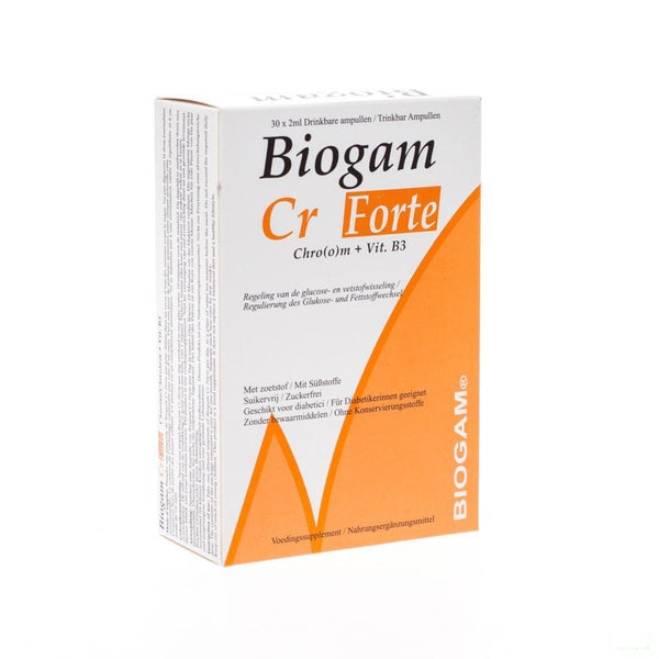 Biogam Cr Forte Drinkb. Amp 30x2ml - Sterop - InstaCosmetic