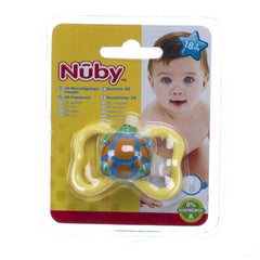 Nuby Fopspeen Tritan Paci-pals Sil Ovale +18m
