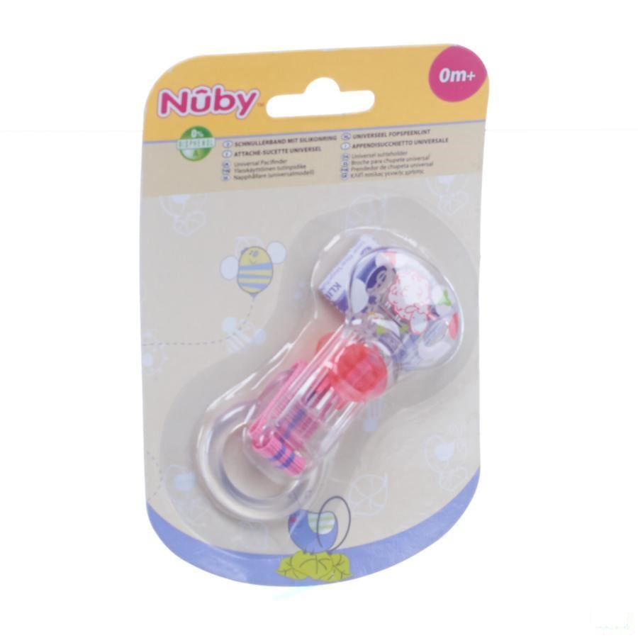 Nuby Fopspeenlint Met Silicone Ring