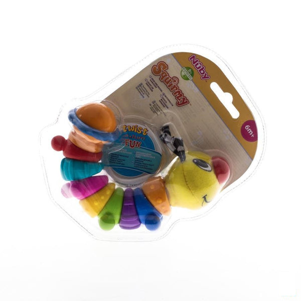 Nuby Bijtspeeltje Worm +6m - New Valmar - InstaCosmetic