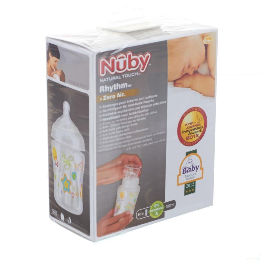 Nuby Navullingen Voor Zuigfl A/koliek Zakje 50
