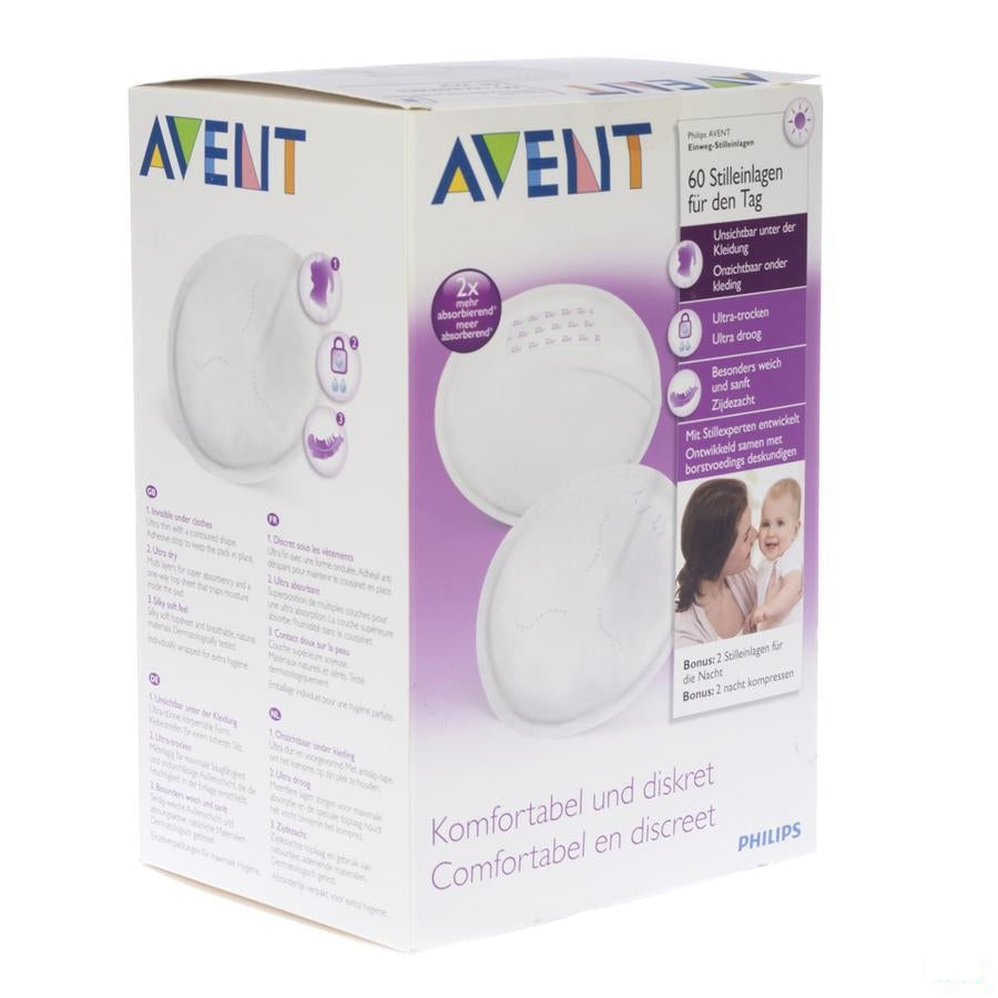 Avent Borstcompressen Wegwerp 60