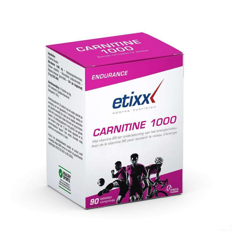 Etixx Endurance: Carnitine 1000 90 stuks
