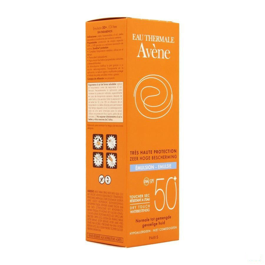 Avène Zon SPF50 Zonnefluïde - 50ml