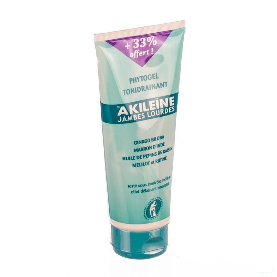 Akileine Gel Zware Benen Tube 200ml +33% Gratis
