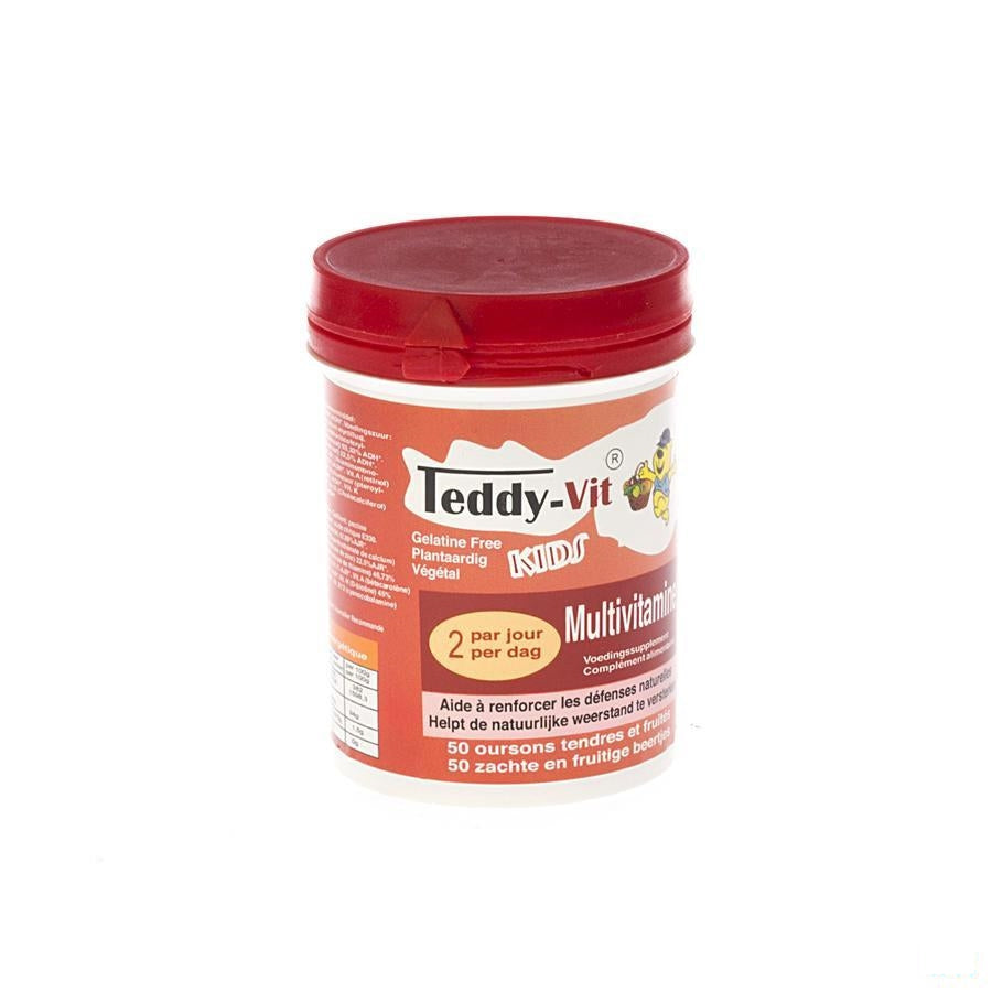 Teddy Vit Multivitamine Beertjes 50