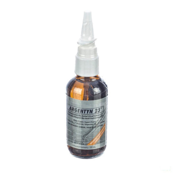 Argentyn 23 Dropper Top Bio-act. Zilverhydros.59ml - Energetica Natura Benelux - InstaCosmetic