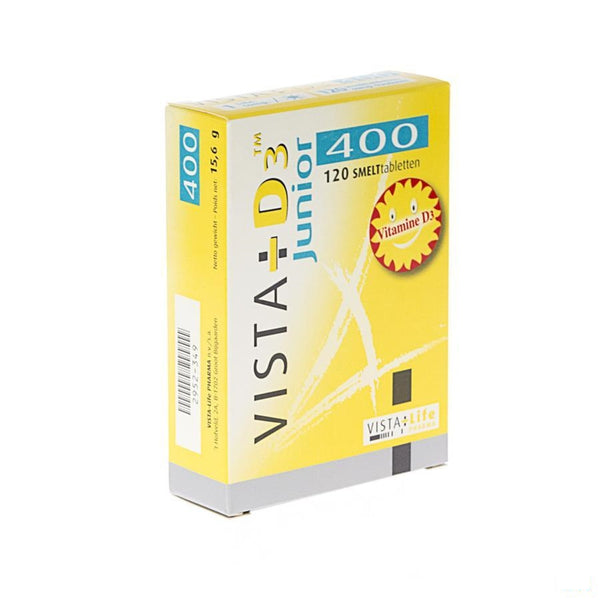 Vista D3 400 Junior Smelttabletten 120 - Vista-life Pharma - InstaCosmetic