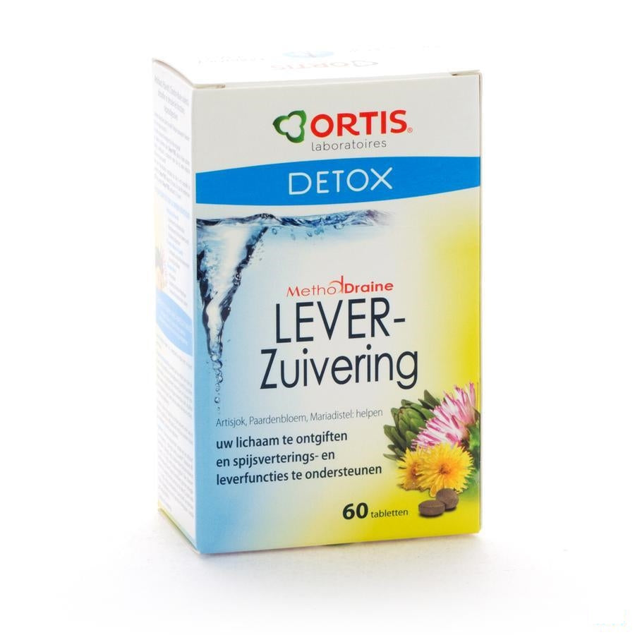 Ortis Methoddraine Zuiverend Lever Tabletten 4x15