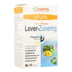 Ortis Methoddraine Zuiverend Lever Tabletten 4x15