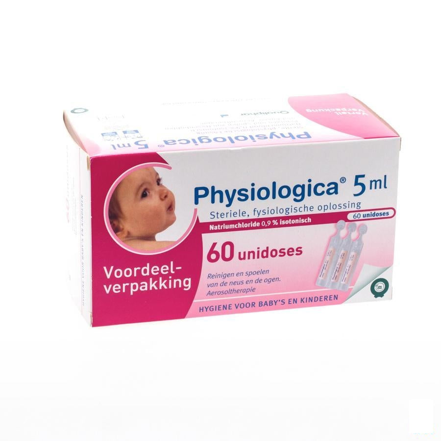 Physiologica 0,9% Nacl Opl 60x 5ml